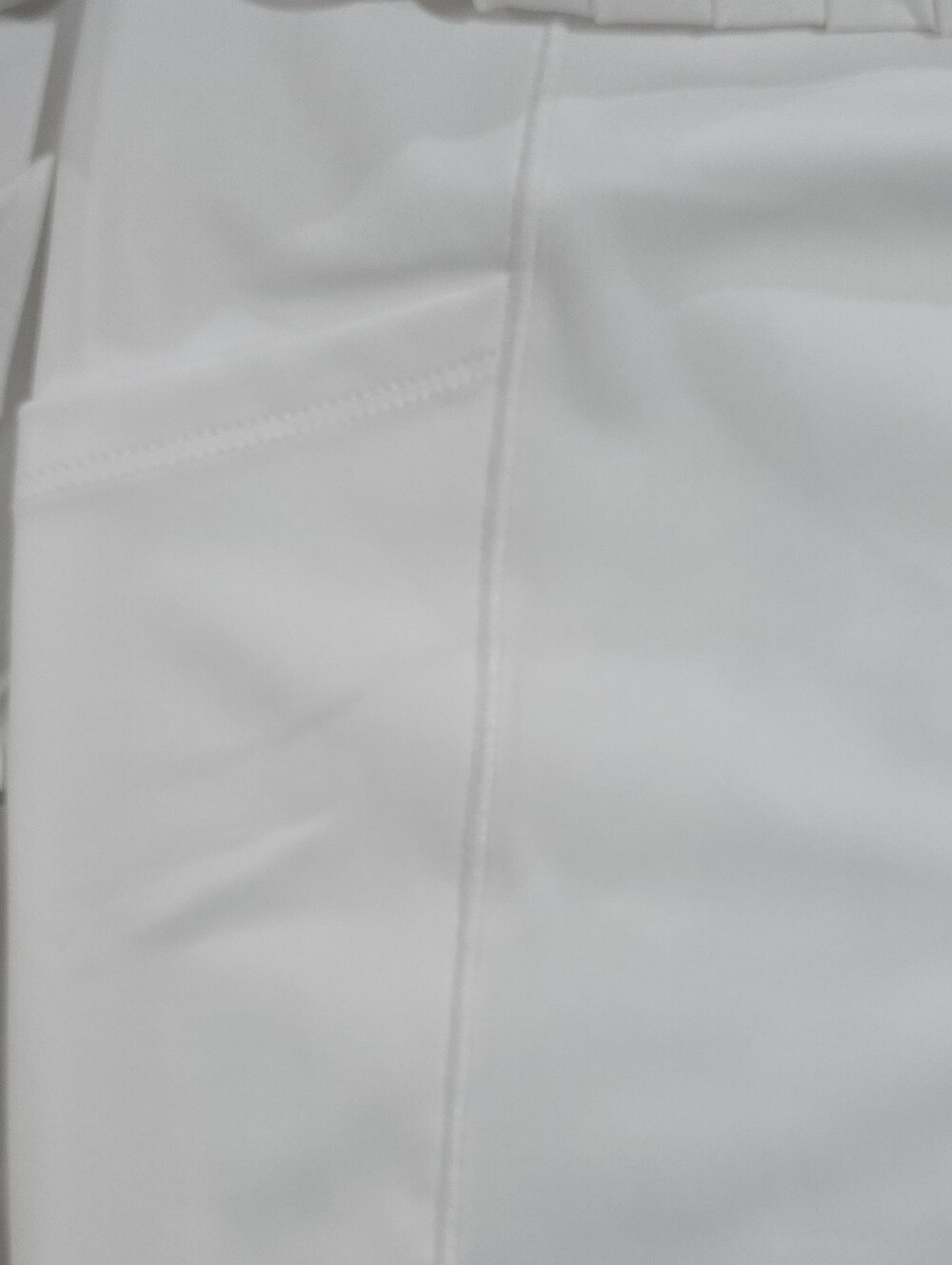 Travel Athleta Match Point Pleated Colorblock Skort White/Blue/Black S Stretch - Picture 8 of 10